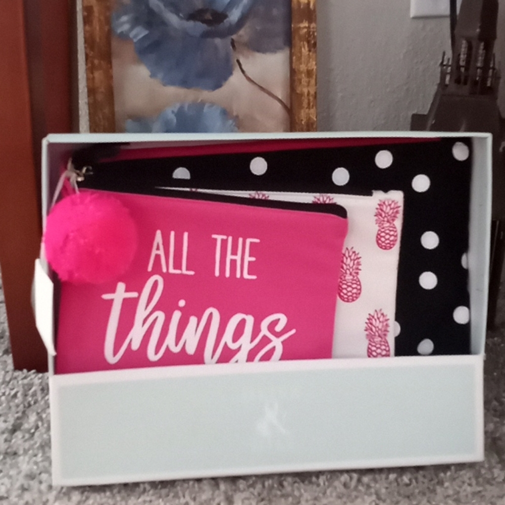 Olive & hill + inc makeup bags